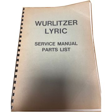 Wurlitzer Lyric FC And Console Service Manual 1967 Original 