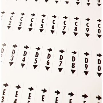 Wurlitzer 1050 Upper Carousel Decals