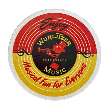 Wurlitzer Paper Coaster Pack of 10