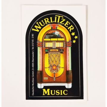 Wurlitzer Music Sticker